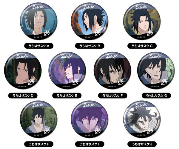 『NARUTO-ナルト- 疾風伝』メモリーCANバッジ うちはサスケBOX 10個入りBOX