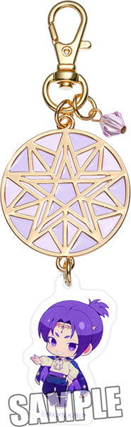 『ブルーロック』ステンドグラス風キーホルダー「御影玲王」ホロスコープVer.