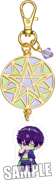 『ブルーロック』ステンドグラス風キーホルダー「オリヴァ・愛空」ホロスコープVer.