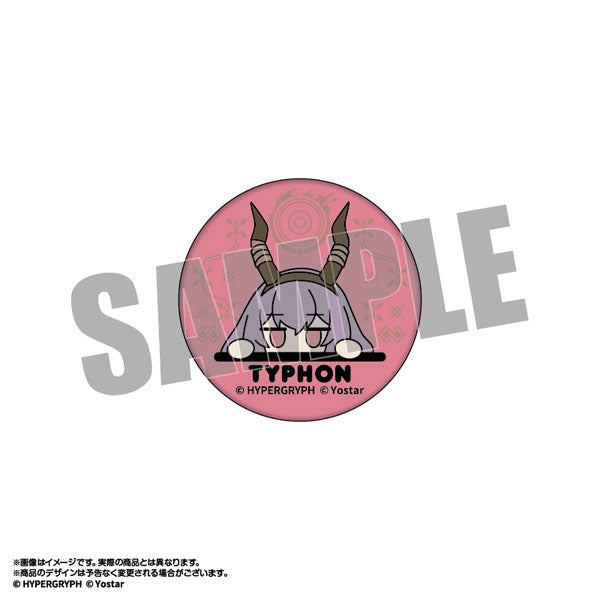 『アークナイツ』らばぴーく! ラバー缶バッジ ティフォン