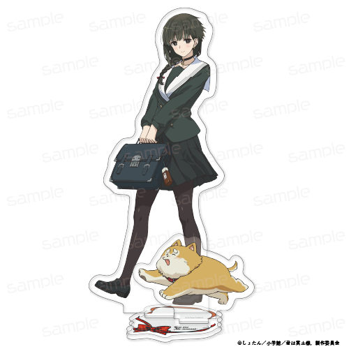 『君は冥土様。』描き下ろし アクリルスタンド&缶バッジセット【雪&あげもち太郎】