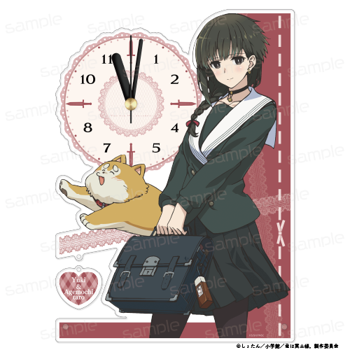 『君は冥土様。』描き下ろし アクリル置時計【雪&あげもち太郎】【202506再販】