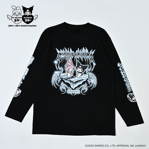 『サンリオキャラクターズ』QOOZA × マイメロディ&クロミ / コラボ L/S TEE