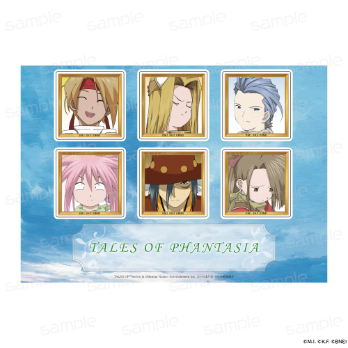 『テイルズ オブシリーズ』ガラスステッカー【ファンタジア】