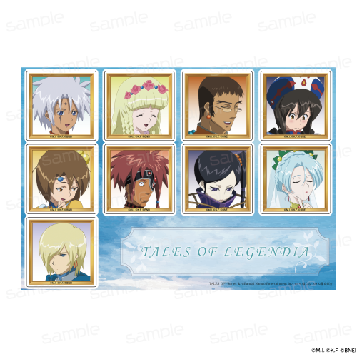 『テイルズ オブシリーズ』ガラスステッカー【レジェンディア】