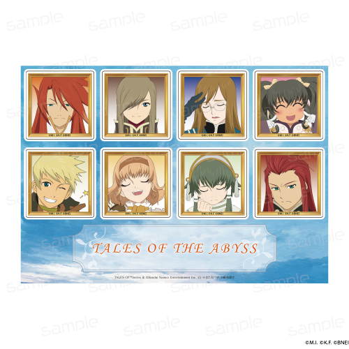 『テイルズ オブシリーズ』ガラスステッカー【ジ アビス】