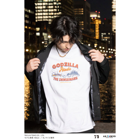 『ゴジラ70周年記念』『ゴジラ-1.0』シーンイラストTシャツ2(新生丸)