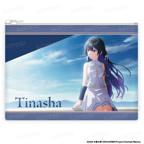 『Unnamed Memory』合皮フラットポーチ【ティナーシャ】