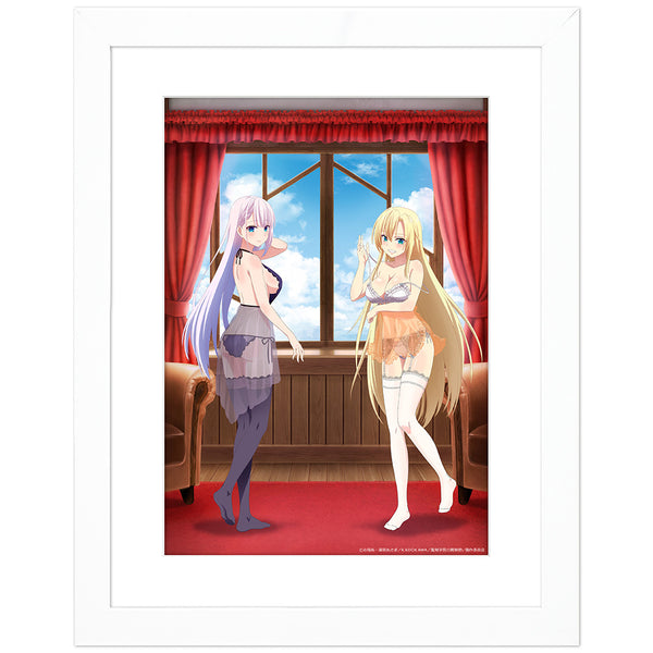 『聖剣学院の魔剣使い』描き下ろしキャラファイングラフ(ルームウェア)A4