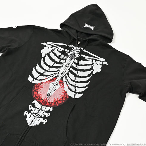 『オーバーロード』OVERLORD × QOOZA / Ainz Ooal Gown zip hoodie【202411再販】