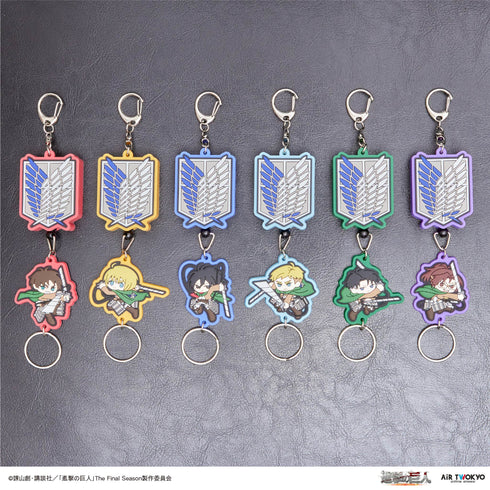 『進撃の巨人』TVアニメ 第11弾 リールキーホルダー(ハンジ)