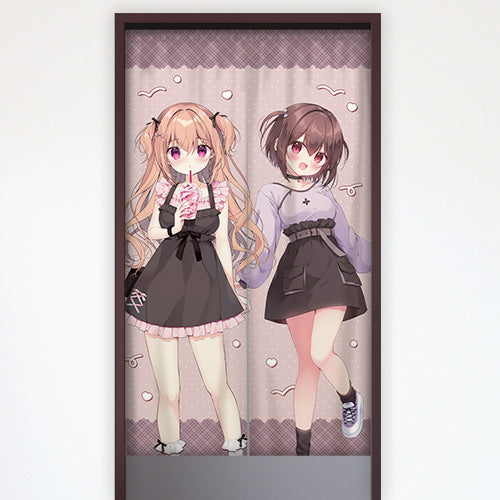 『宮坂みゆ先生&宮坂なこ先生』のれん(莉奈&音瑠)