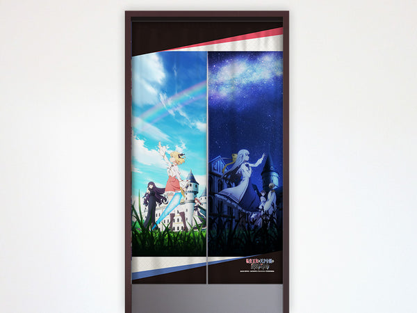 『転生王女と天才令嬢の魔法革命』のれん (キービジュアル)