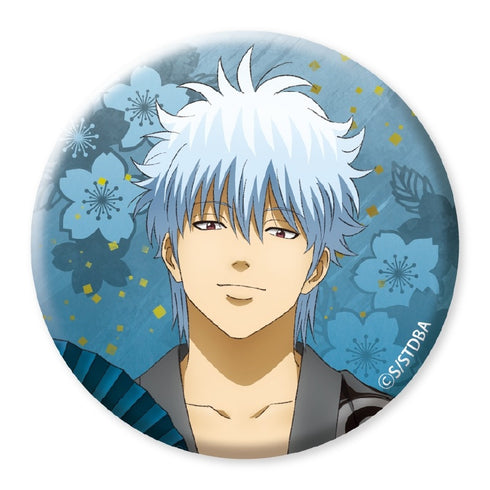 『銀魂』グリッター缶バッジ(銀時)