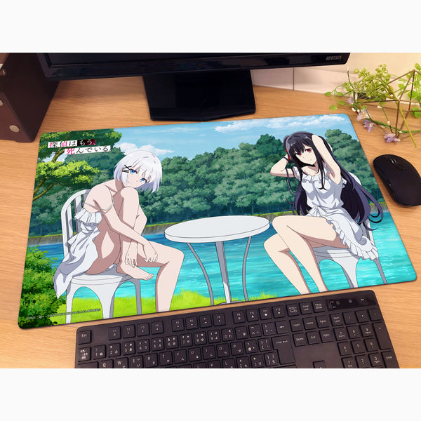 『探偵はもう、死んでいる。』描き下ろしラバーマット (シエスタ&夏凪渚/湖畔)