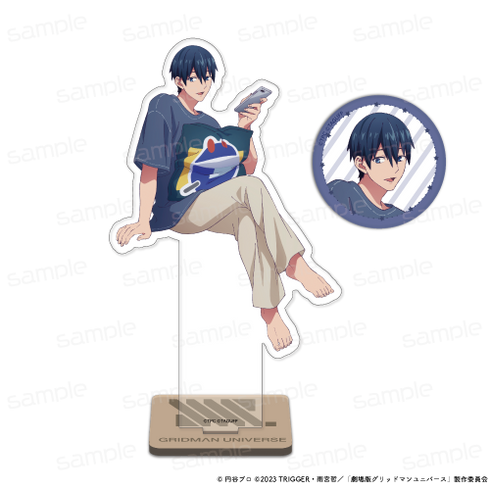 『グリッドマンユニバース』描き下ろし アクリルスタンド&缶バッジセット【ヴィット】