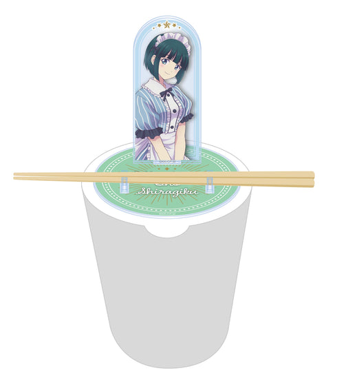 『女神のカフェテラス』アクリルヌードルストッパー 小野白菊