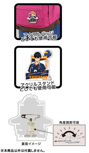 『ハイキュー!!』タツコレバッジ BOX