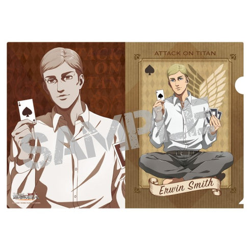 『進撃の巨人』クリアファイル (「トランプ」テーマ) / エルヴィン