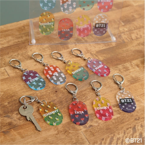 『BT21』アクリルタグキーホルダー BOX