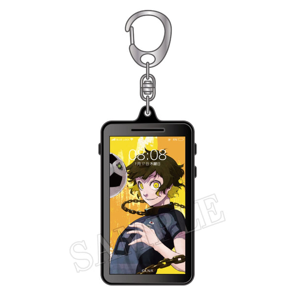 『ブルーロック』スマホ型キーホルダー(蜂楽廻)