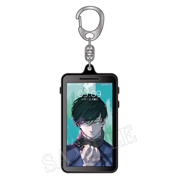 『ブルーロック』スマホ型キーホルダー(糸師凛)