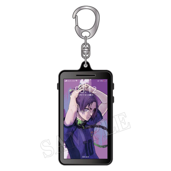 『ブルーロック』スマホ型キーホルダー(御影玲王)
