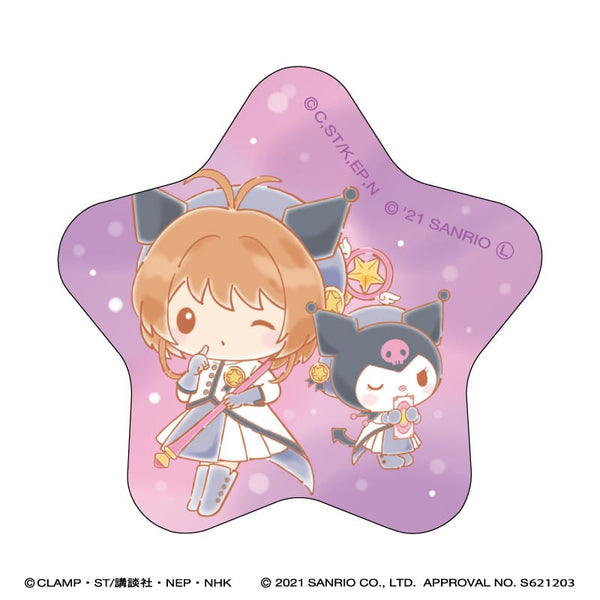 『カードキャプターさくら × サンリオキャラクターズ』星型缶バッジ/クロミ
