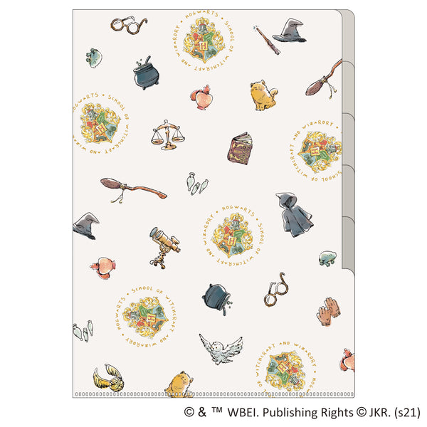 『ハリーポッター』 5インデックスクリアファイル モチーフ