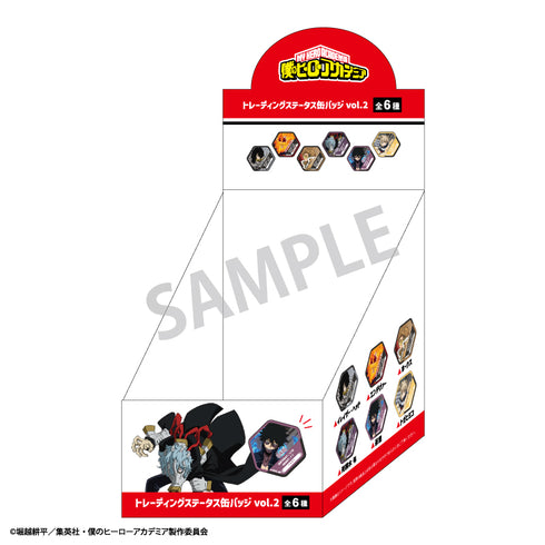 『僕のヒーローアカデミア』トレーディングステータス缶バッジ vol.2 BOX