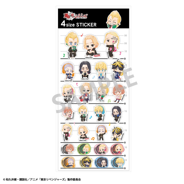 『東京リベンジャーズ』4サイズステッカーENJOY MUSIC