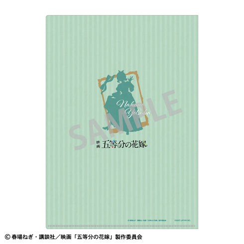 『五等分の花嫁』A4シングルクリアファイル 中野四葉 アールヌーヴォー
