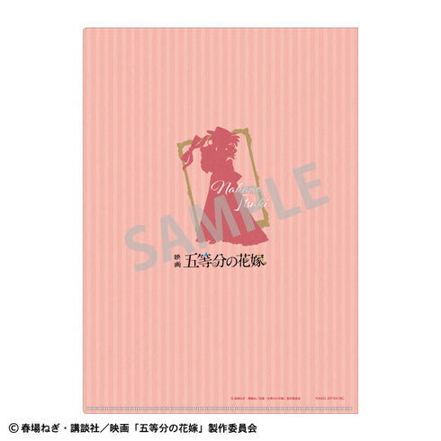 『五等分の花嫁』A4シングルクリアファイル 中野五月 アールヌーヴォー