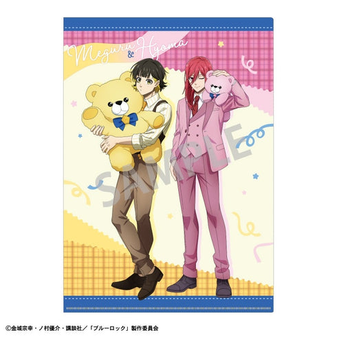 『ブルーロック』A4シングルクリアファイル_蜂楽&千切_テディベア