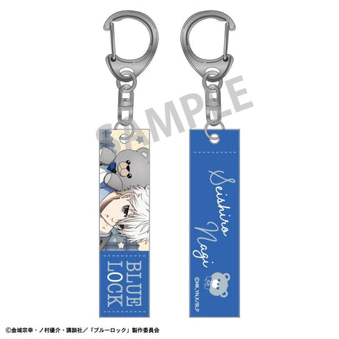 『ブルーロック』アクリルスティックキーホルダー_凪 誠士郎_テディベア
