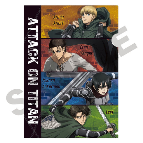 『進撃の巨人 』シングルクリアファイル カラー