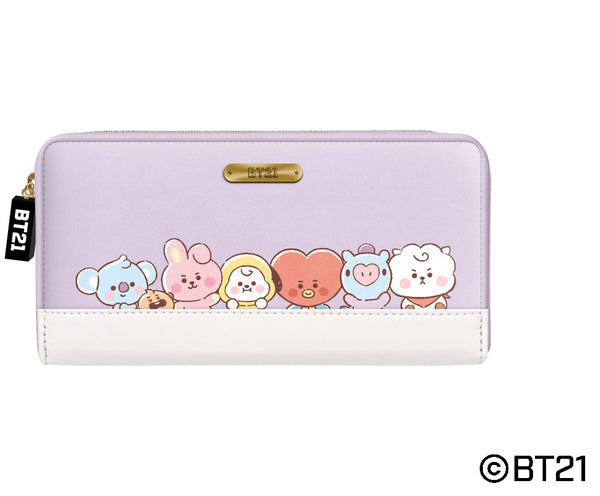 『BT21』長財布 パープル