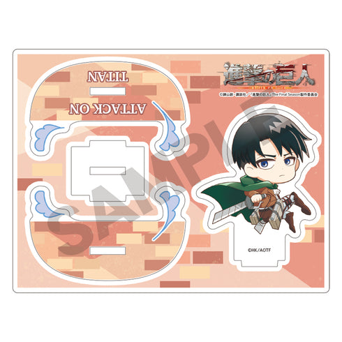 『進撃の巨人』スイングアクリルスタンド リヴァイ ぴょんキャラ