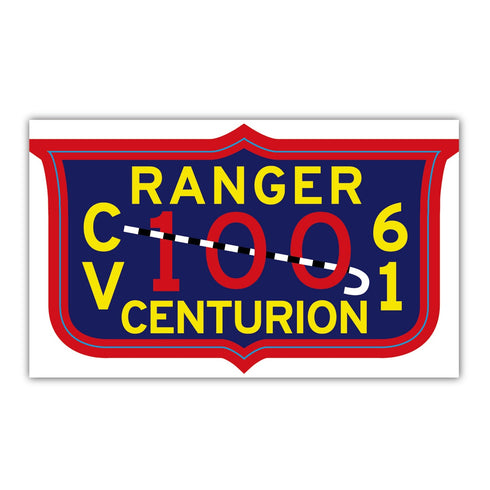 『TOP GUN トップガン』GG3 耐ステッカー CV-61 レンジャー100センチュリオン