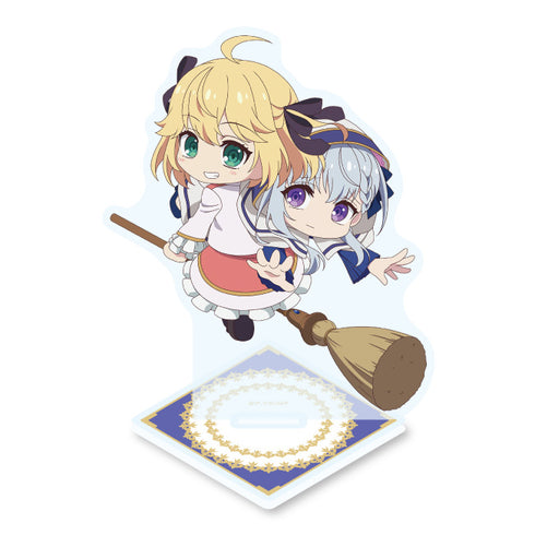 『転生王女と天才令嬢の魔法革命』略奪アニスフィア&ユフィリアon 魔女箒 アクリルスタンド