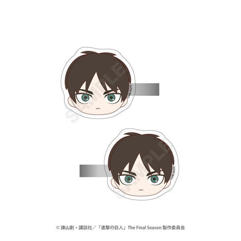 『進撃の巨人』ぽけっこ アクリルヘアクリップ エレン