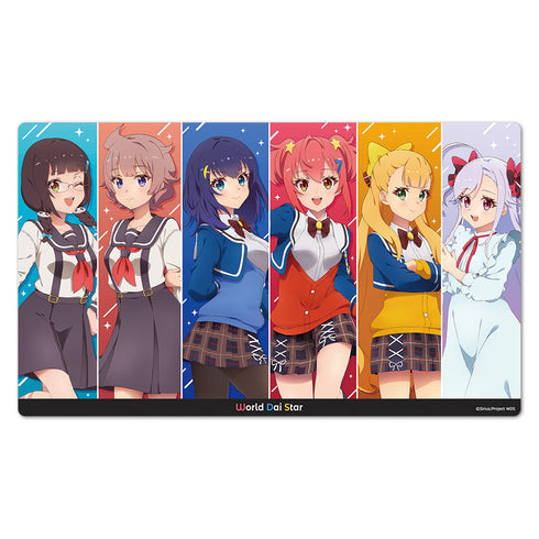 TVアニメ『ワールドダイスター』 キャラクターラバーマット