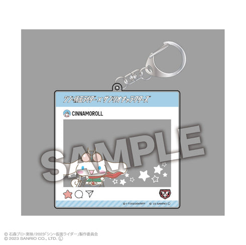『シン・仮面ライダー×サンリオキャラクターズ』トレーディングSNS風アクリルキーホルダー (全10種) BOX