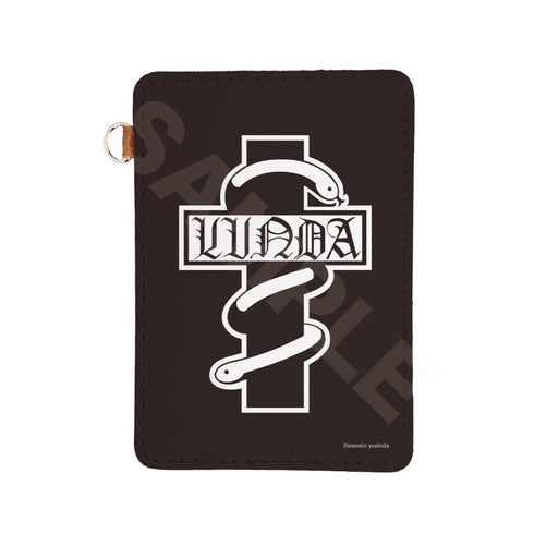 『荒くれKNIGHT』レザーパスケース 01 輪蛇 -LINDA-