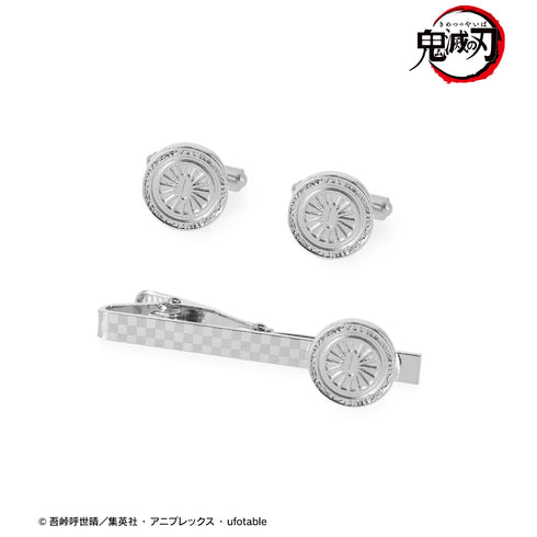 『鬼滅の刃』竈門炭治郎 ネクタイピン&カフスボタンセット
