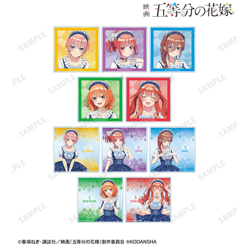 『映画 五等分の花嫁』描き下ろしイラスト スノーメイドver. トレーディングアクリルコースター BOX