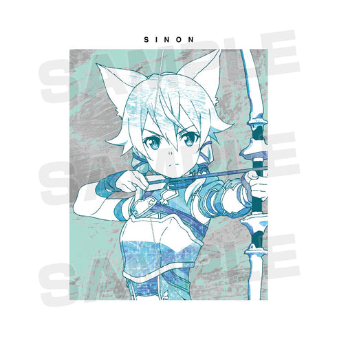 『ソードアート・オンライン』シノン Ani-Art Tシャツ(メンズ/レディース)