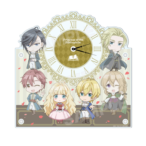 『虫かぶり姫』アクリル時計 01 ミニキャラ