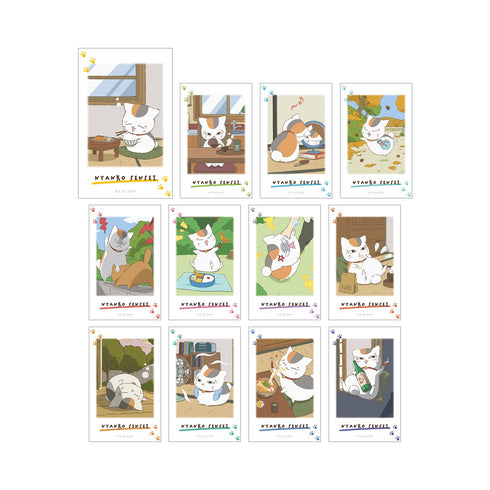 『夏目友人帳』描き下ろしイラスト ニャンコ先生の1日ver. トレーディングインスタントカメラ風イラストカード(単位/BOX)