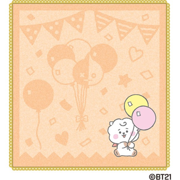 『BT21』ハンドタオル(ジャガードタイプ) / A LITTLE FESTA ②RJ